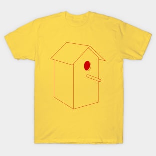 Home Sweet Birdhouse Red T-Shirt